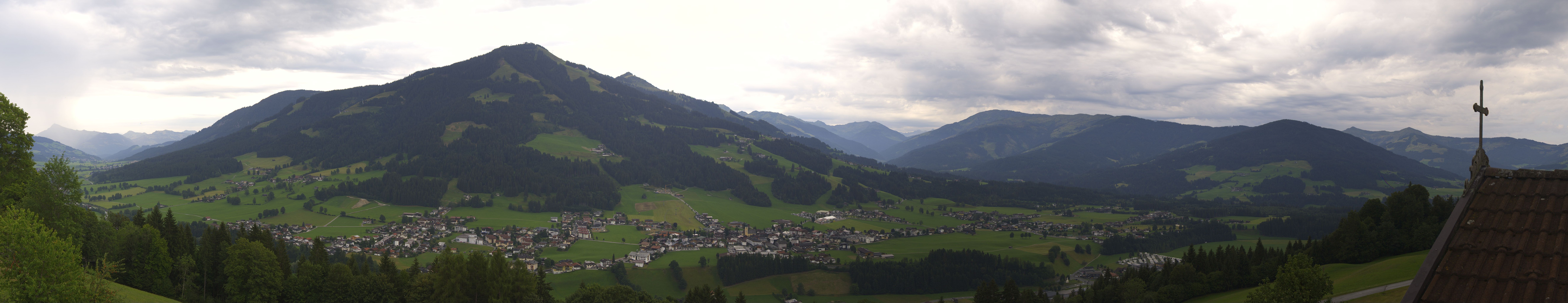 Archiv Foto Webcam Dorfkamera über Westendorf am Wilden Kaiser