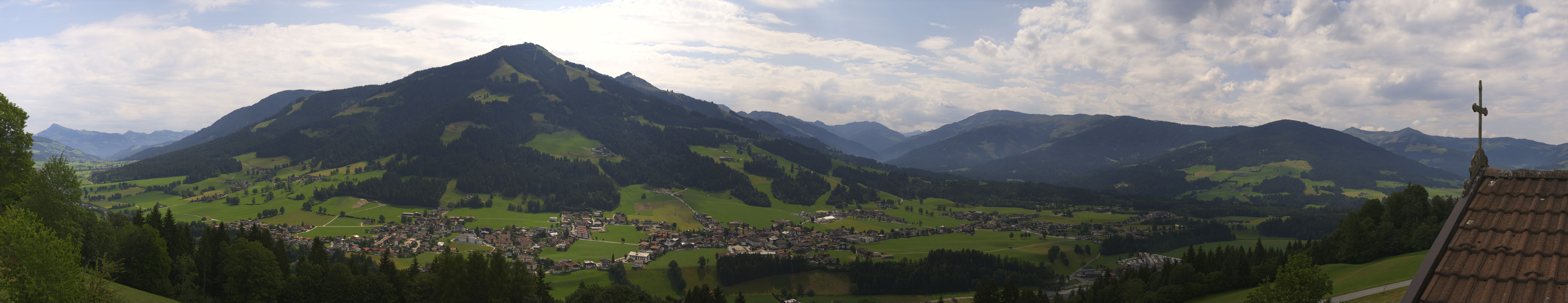 Archiv Foto Webcam Dorfkamera über Westendorf am Wilden Kaiser