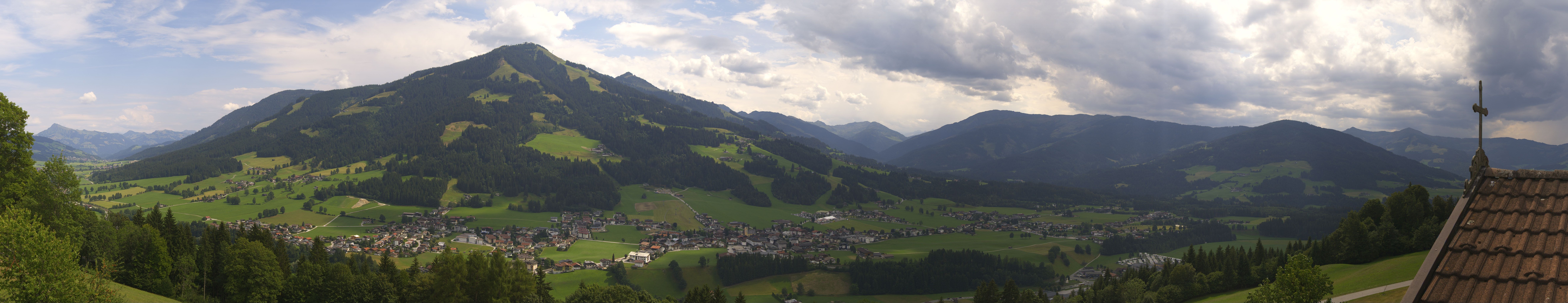 Archiv Foto Webcam Dorfkamera über Westendorf am Wilden Kaiser