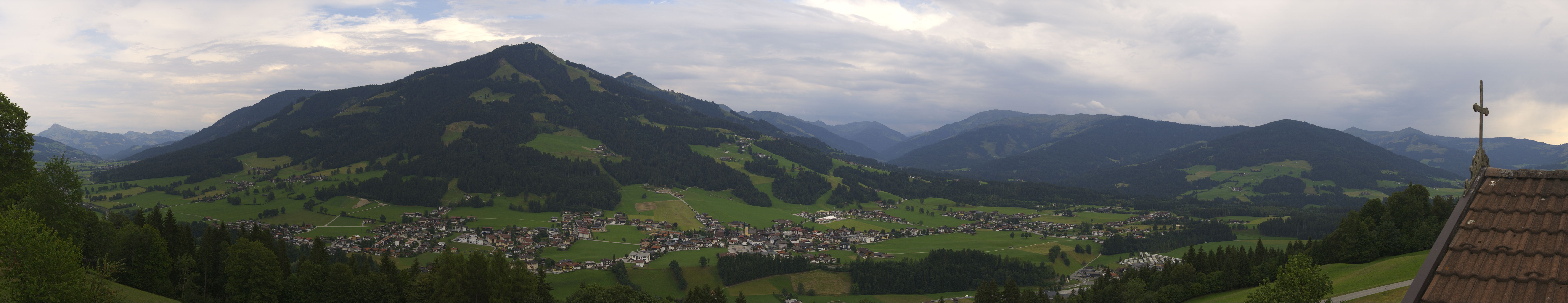 Archiv Foto Webcam Dorfkamera über Westendorf am Wilden Kaiser
