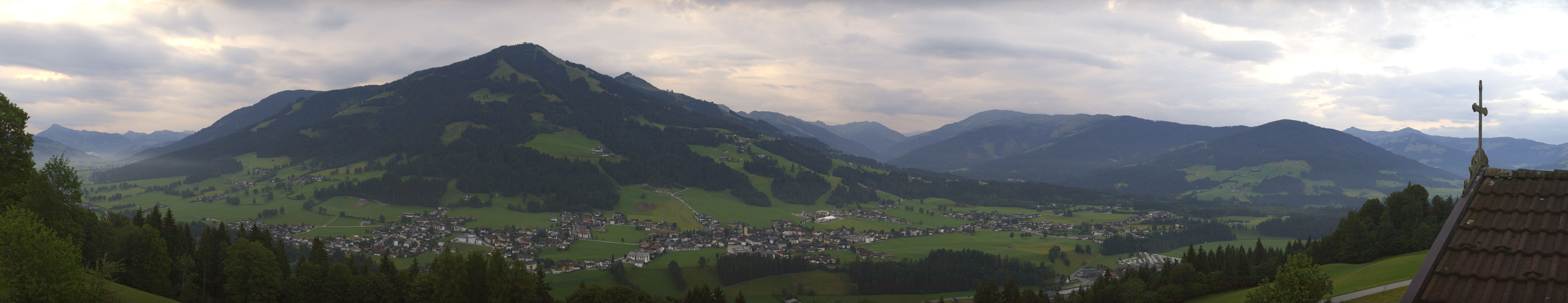 Archiv Foto Webcam Dorfkamera über Westendorf am Wilden Kaiser