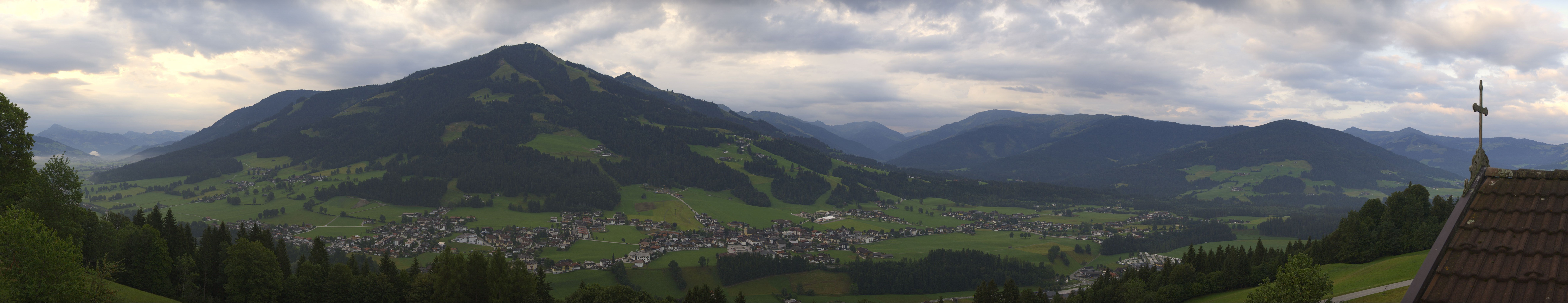 Archiv Foto Webcam Dorfkamera über Westendorf am Wilden Kaiser