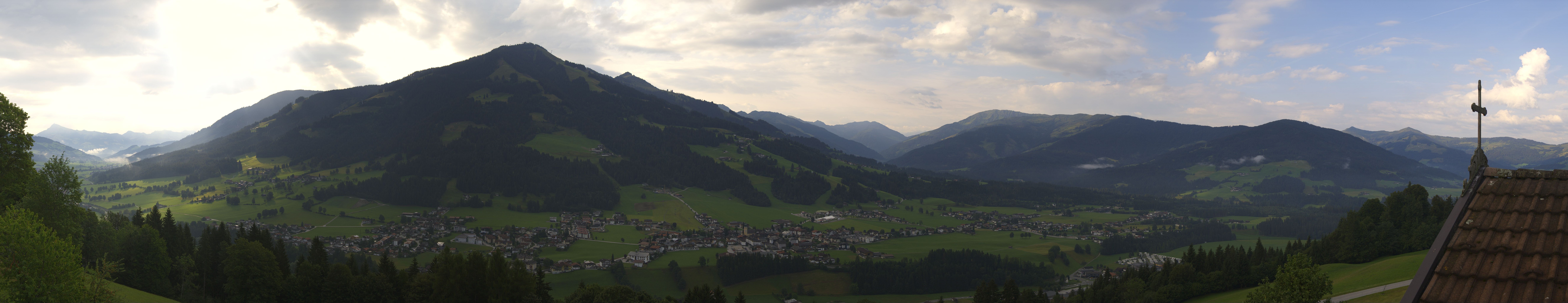 Archiv Foto Webcam Dorfkamera über Westendorf am Wilden Kaiser