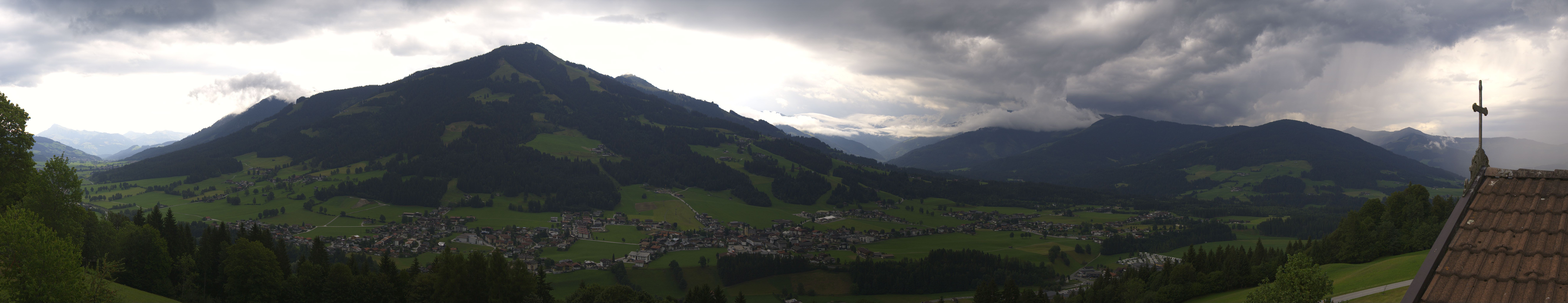 Archiv Foto Webcam Dorfkamera über Westendorf am Wilden Kaiser