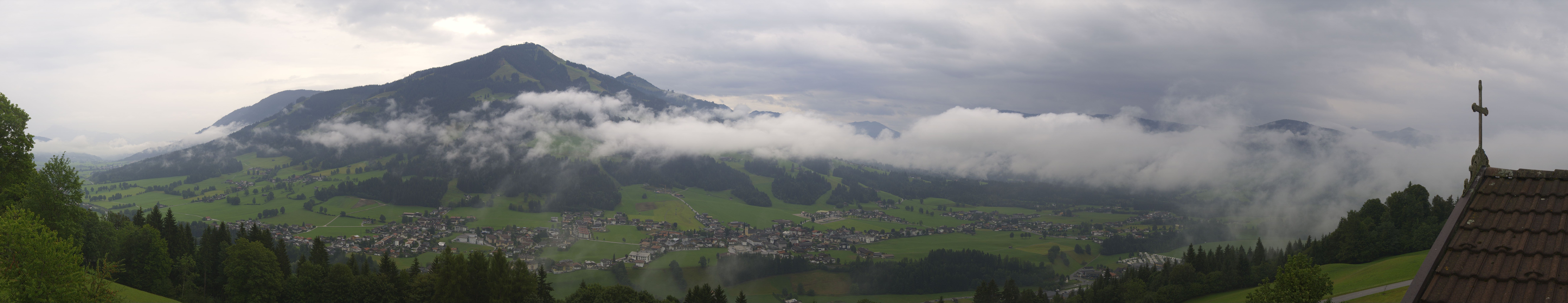 Archiv Foto Webcam Dorfkamera über Westendorf am Wilden Kaiser