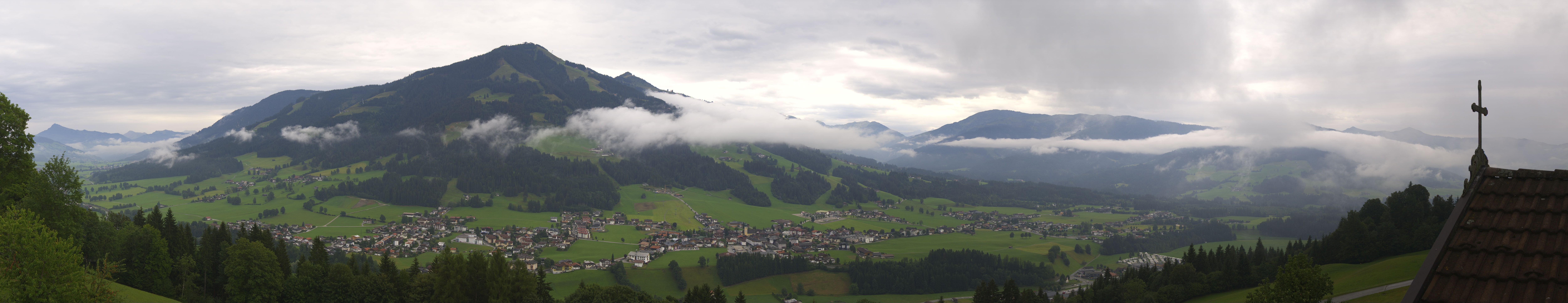Archiv Foto Webcam Dorfkamera über Westendorf am Wilden Kaiser