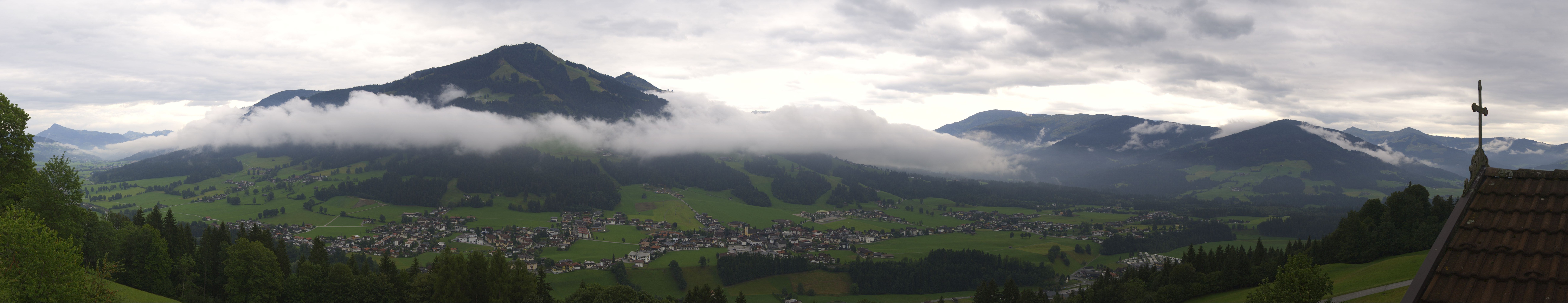 Archiv Foto Webcam Dorfkamera über Westendorf am Wilden Kaiser