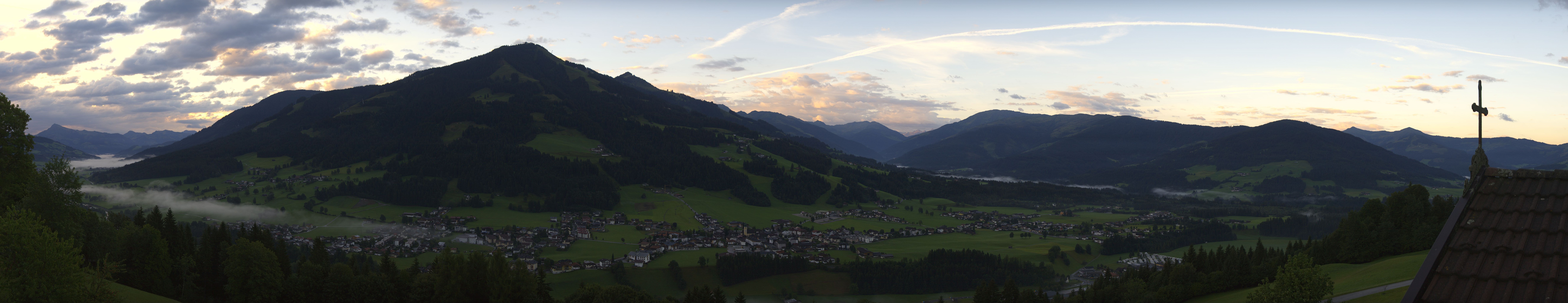 Archiv Foto Webcam Dorfkamera über Westendorf am Wilden Kaiser