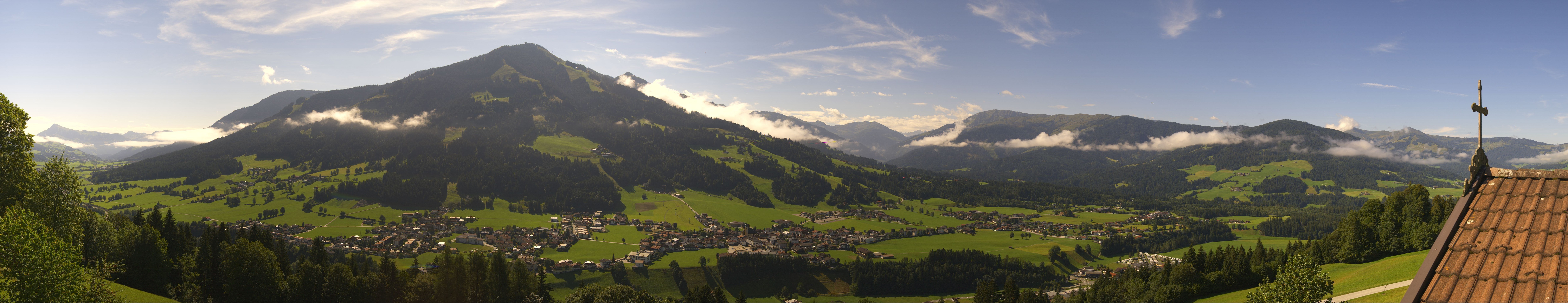Archiv Foto Webcam Dorfkamera über Westendorf am Wilden Kaiser