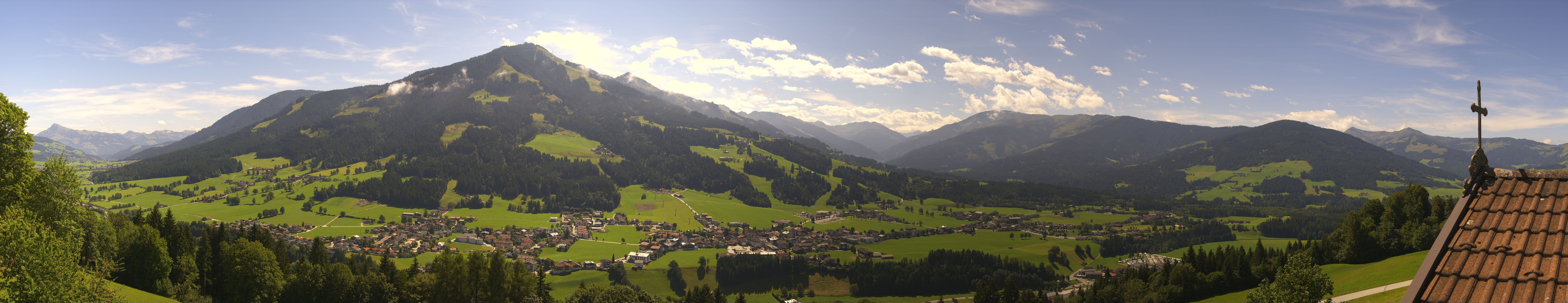 Archiv Foto Webcam Dorfkamera über Westendorf am Wilden Kaiser