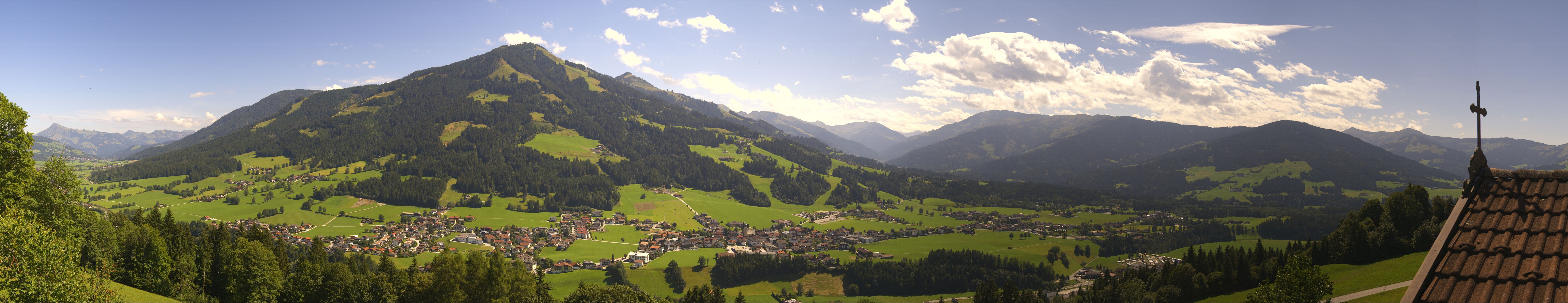 Archiv Foto Webcam Dorfkamera über Westendorf am Wilden Kaiser