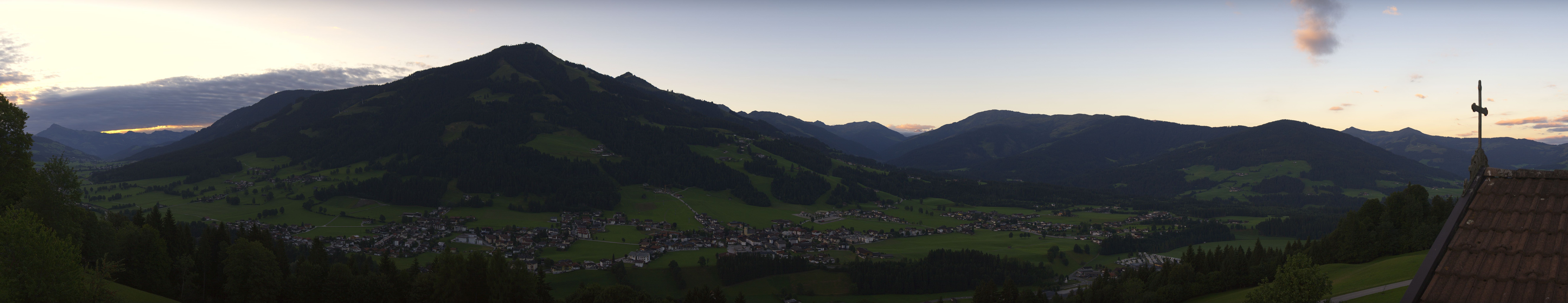 Archiv Foto Webcam Dorfkamera über Westendorf am Wilden Kaiser