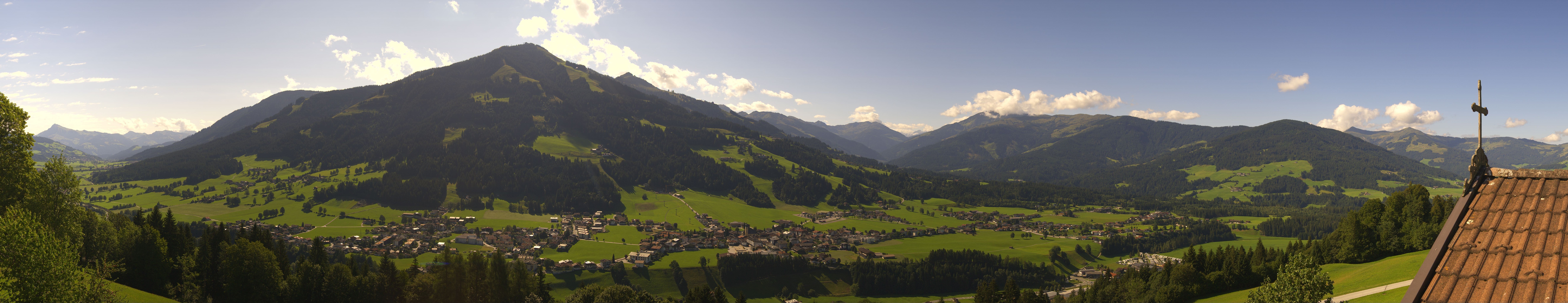Archiv Foto Webcam Dorfkamera über Westendorf am Wilden Kaiser
