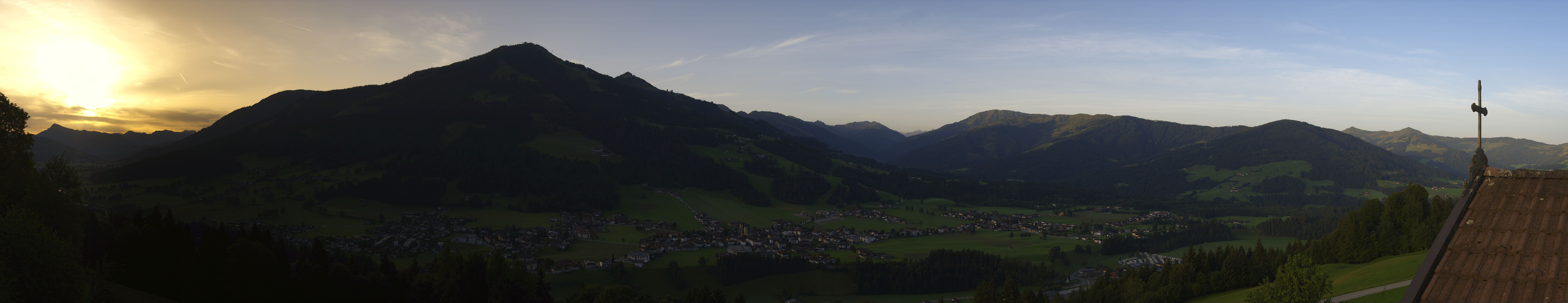 Archiv Foto Webcam Dorfkamera über Westendorf am Wilden Kaiser