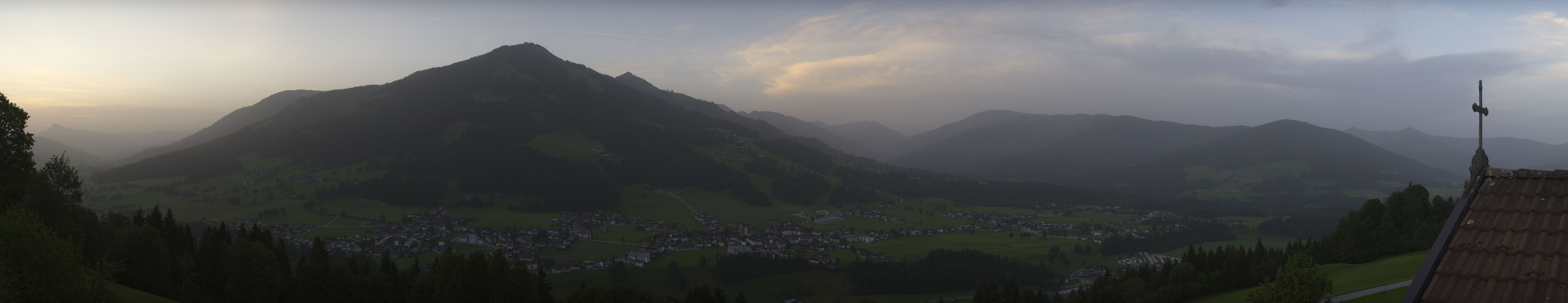Archiv Foto Webcam Dorfkamera über Westendorf am Wilden Kaiser