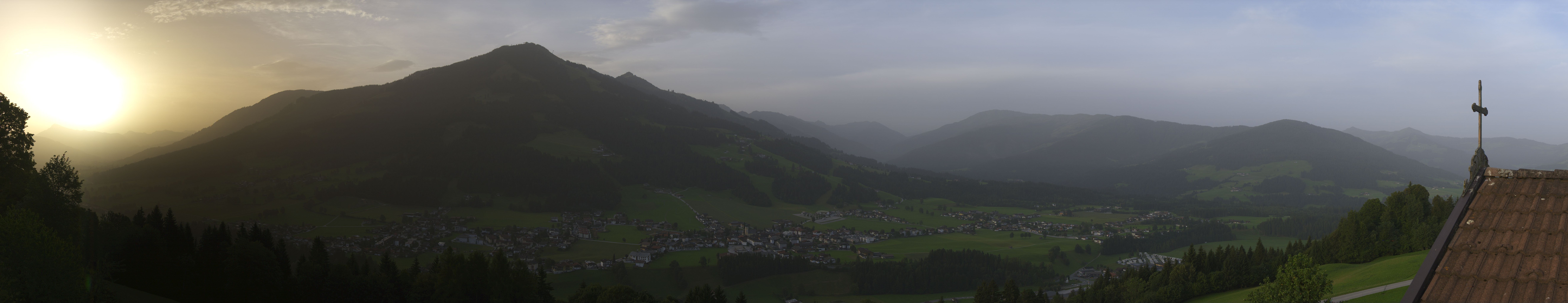 Archiv Foto Webcam Dorfkamera über Westendorf am Wilden Kaiser