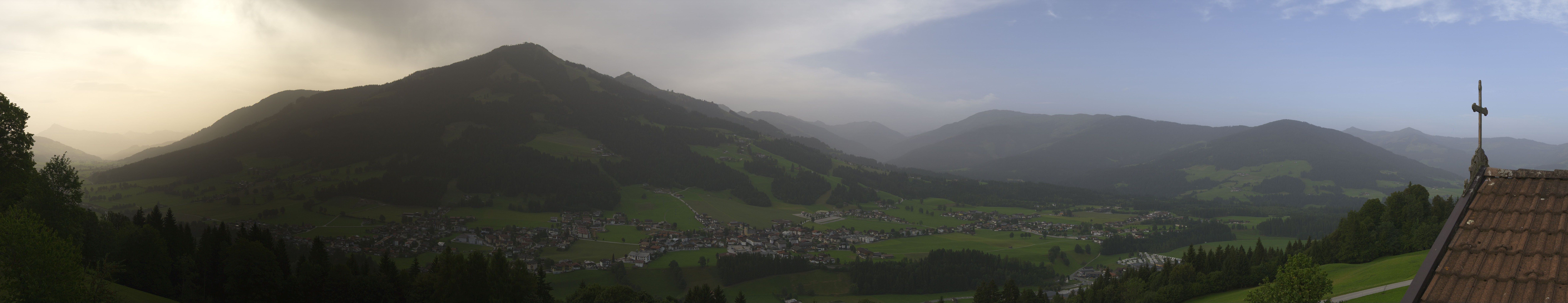 Archiv Foto Webcam Dorfkamera über Westendorf am Wilden Kaiser