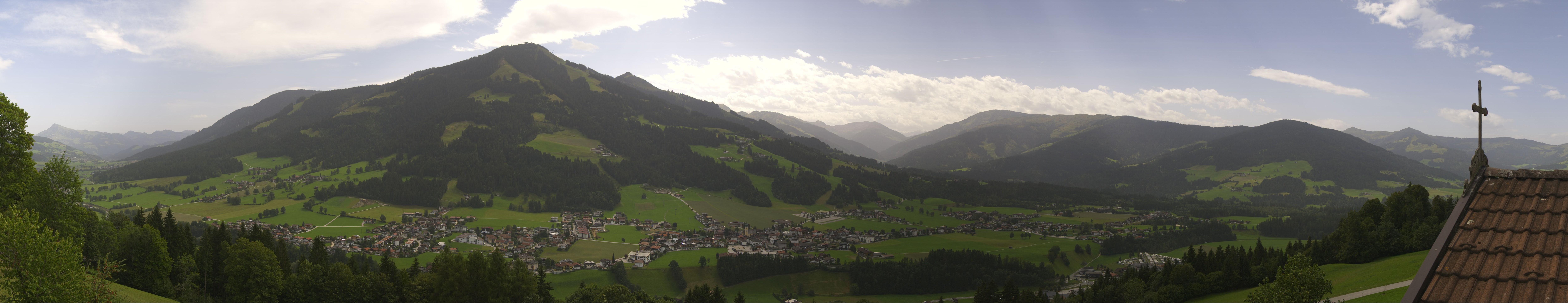 Archiv Foto Webcam Dorfkamera über Westendorf am Wilden Kaiser