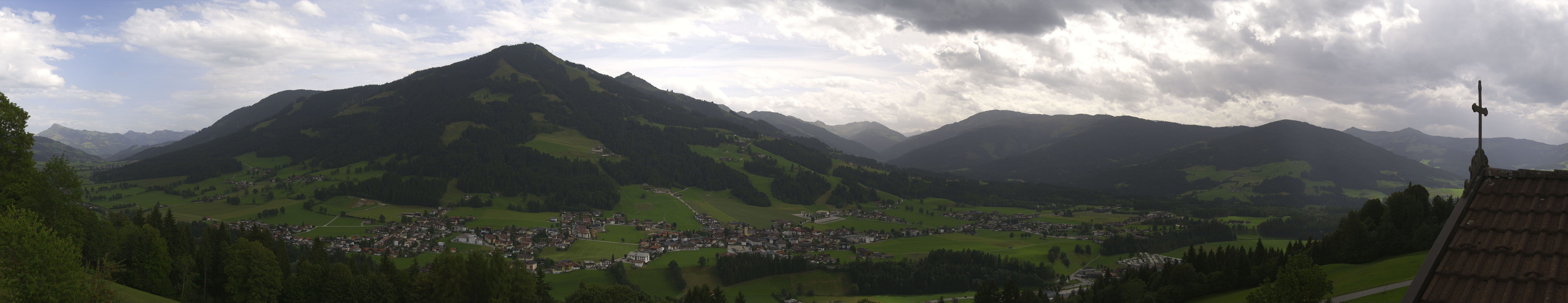 Archiv Foto Webcam Dorfkamera über Westendorf am Wilden Kaiser