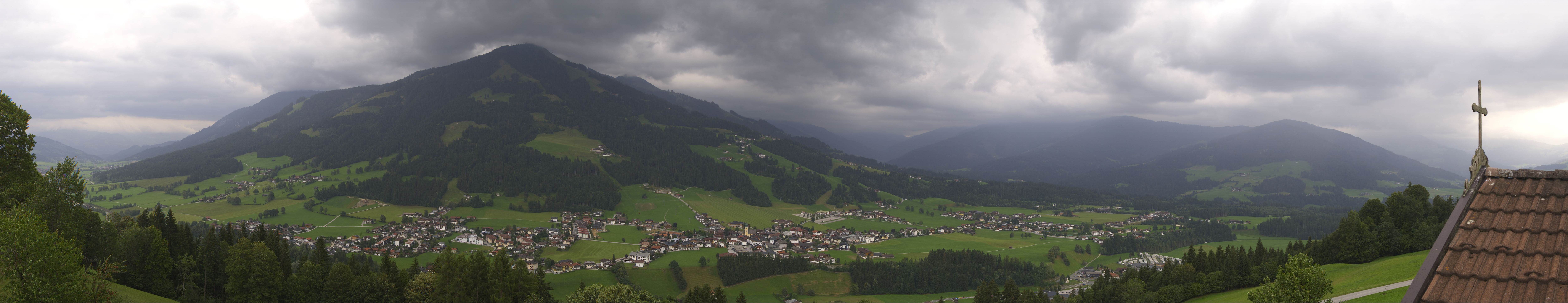 Archiv Foto Webcam Dorfkamera über Westendorf am Wilden Kaiser