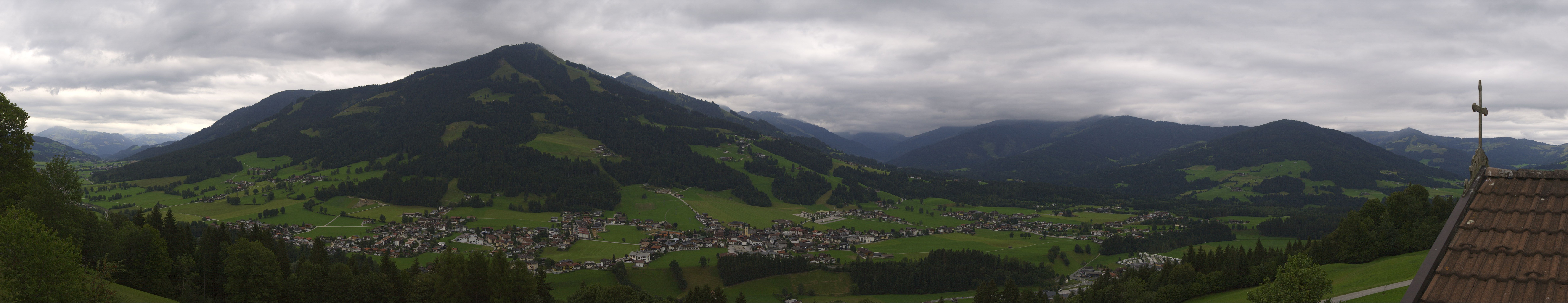 Archiv Foto Webcam Dorfkamera über Westendorf am Wilden Kaiser