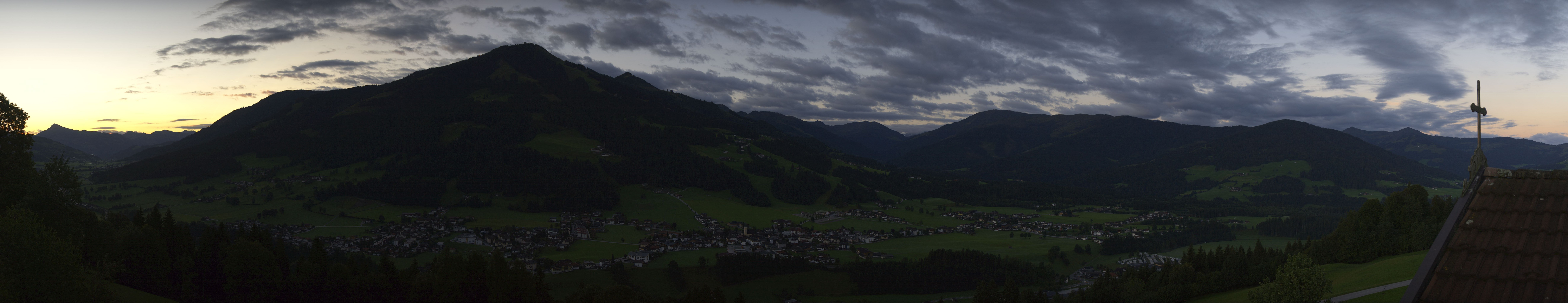 Archiv Foto Webcam Dorfkamera über Westendorf am Wilden Kaiser