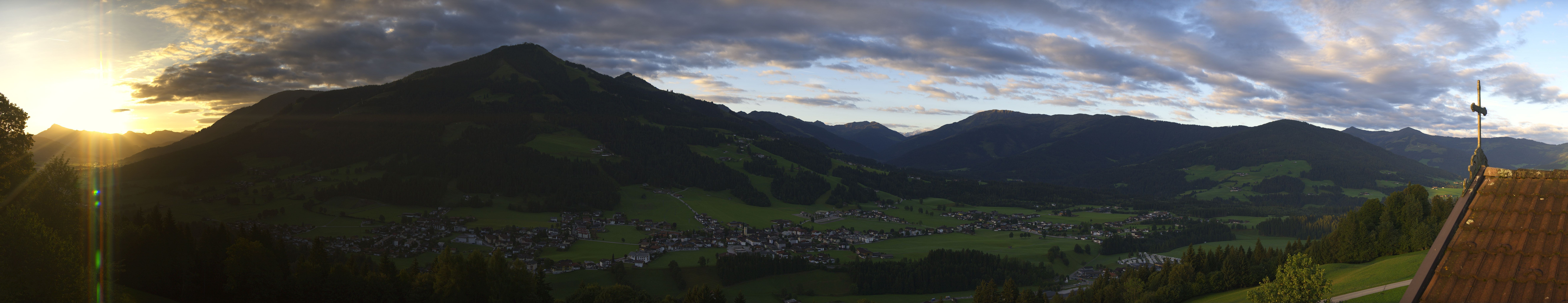Archiv Foto Webcam Dorfkamera über Westendorf am Wilden Kaiser