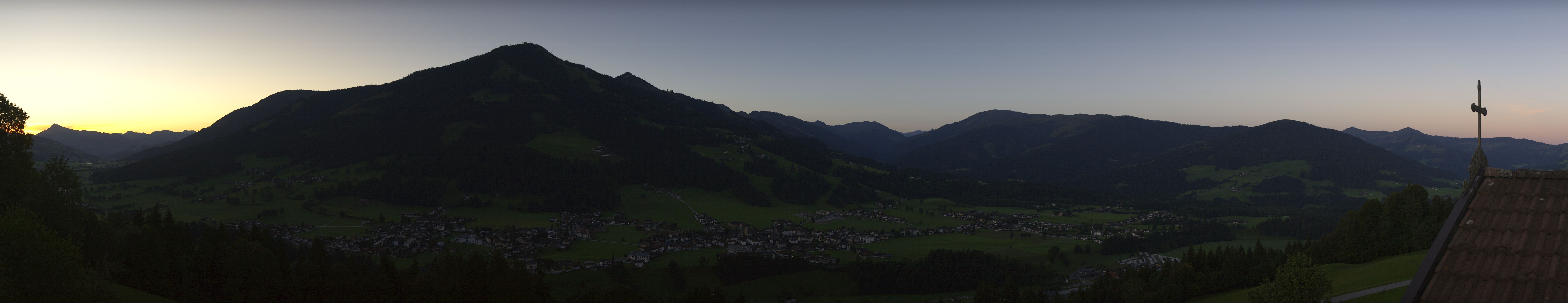 Archiv Foto Webcam Dorfkamera über Westendorf am Wilden Kaiser
