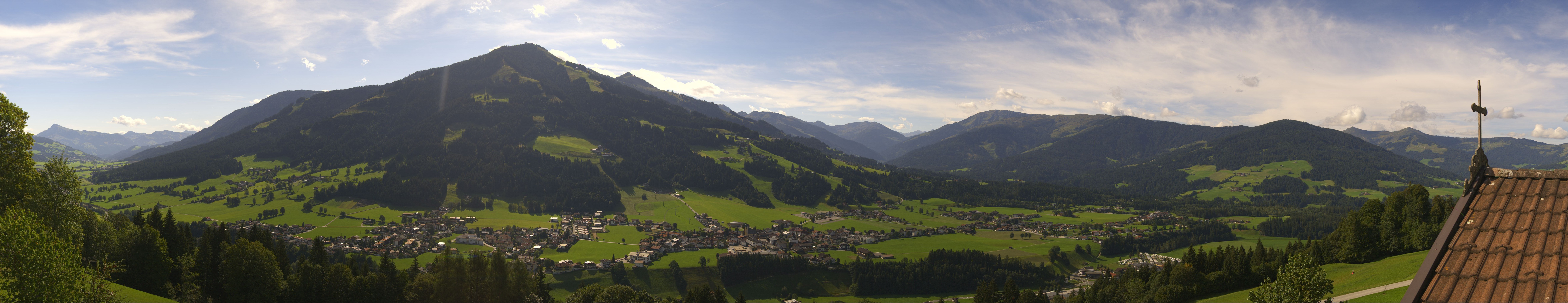 Archiv Foto Webcam Dorfkamera über Westendorf am Wilden Kaiser