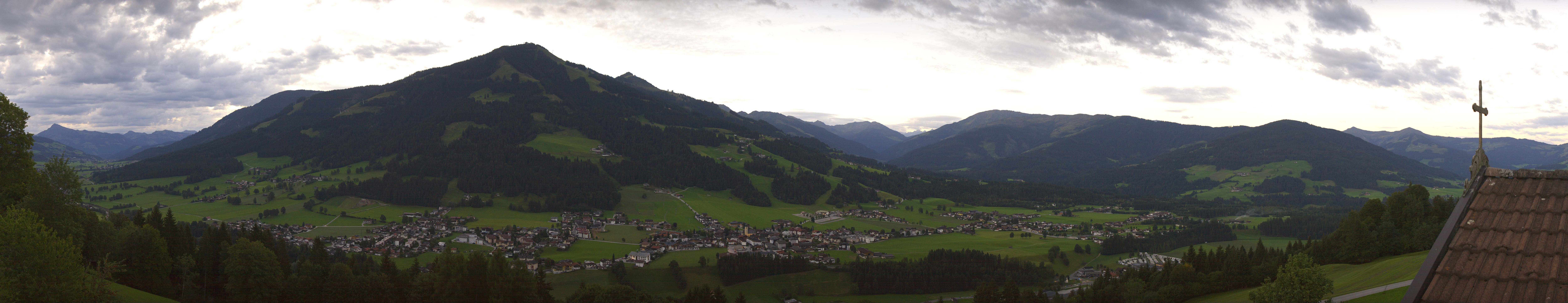Archiv Foto Webcam Dorfkamera über Westendorf am Wilden Kaiser