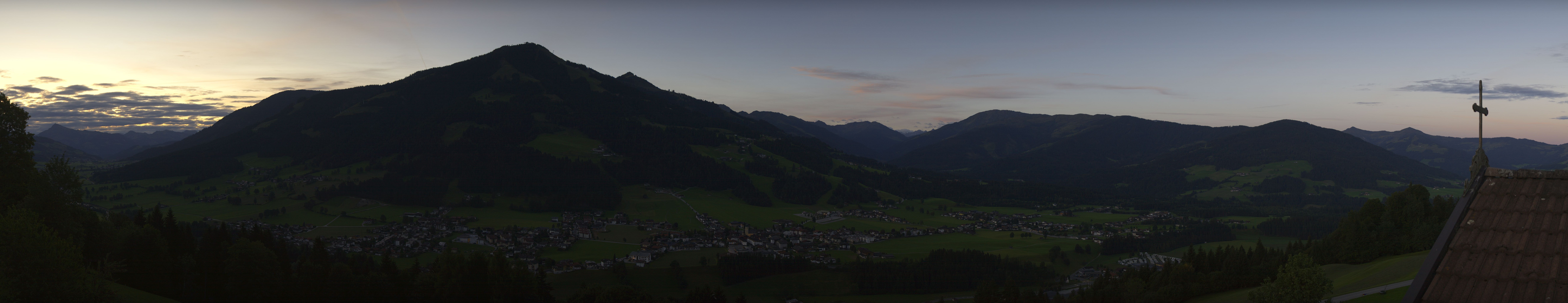 Archiv Foto Webcam Dorfkamera über Westendorf am Wilden Kaiser