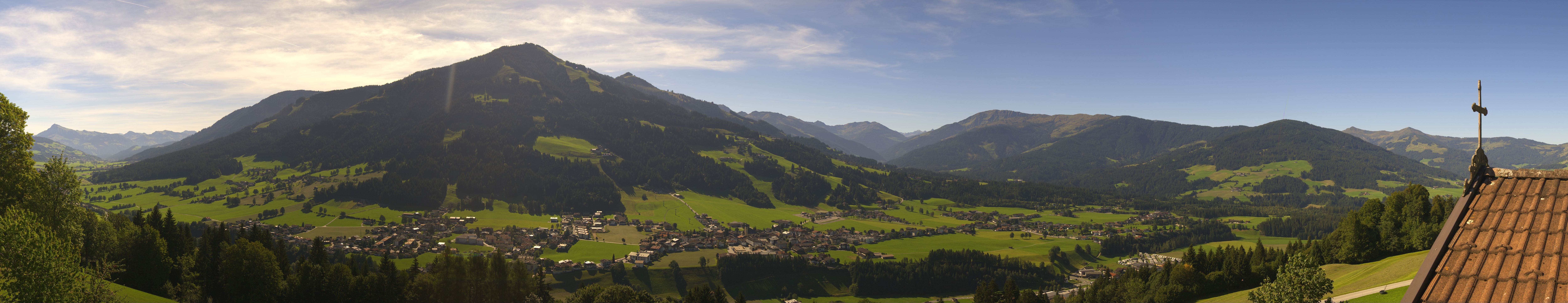 Archiv Foto Webcam Dorfkamera über Westendorf am Wilden Kaiser