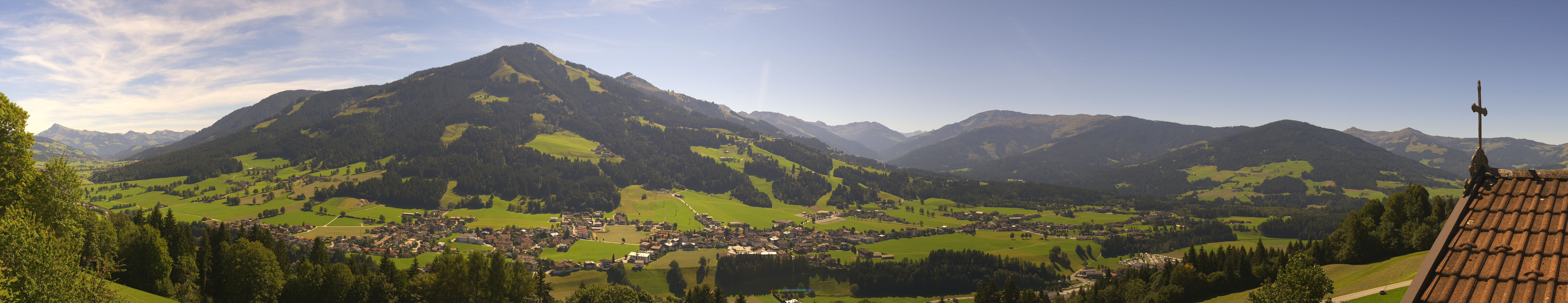 Archiv Foto Webcam Dorfkamera über Westendorf am Wilden Kaiser
