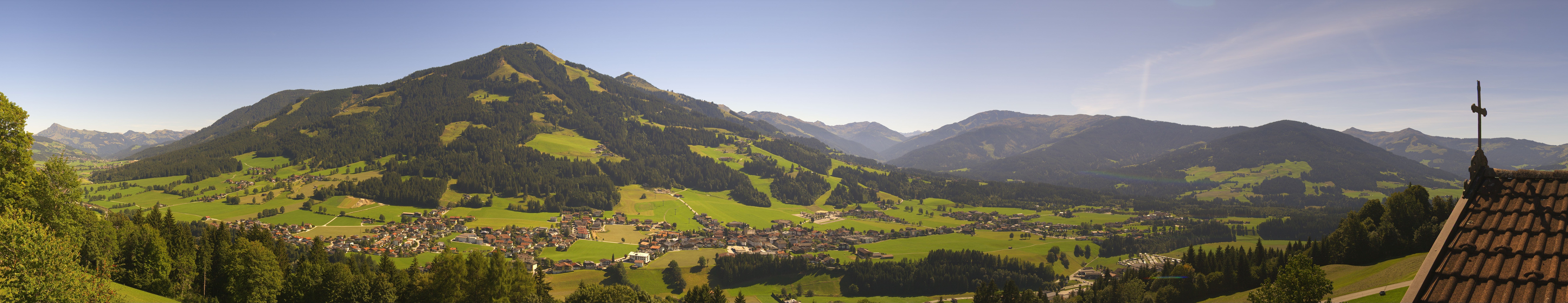 Archiv Foto Webcam Dorfkamera über Westendorf am Wilden Kaiser