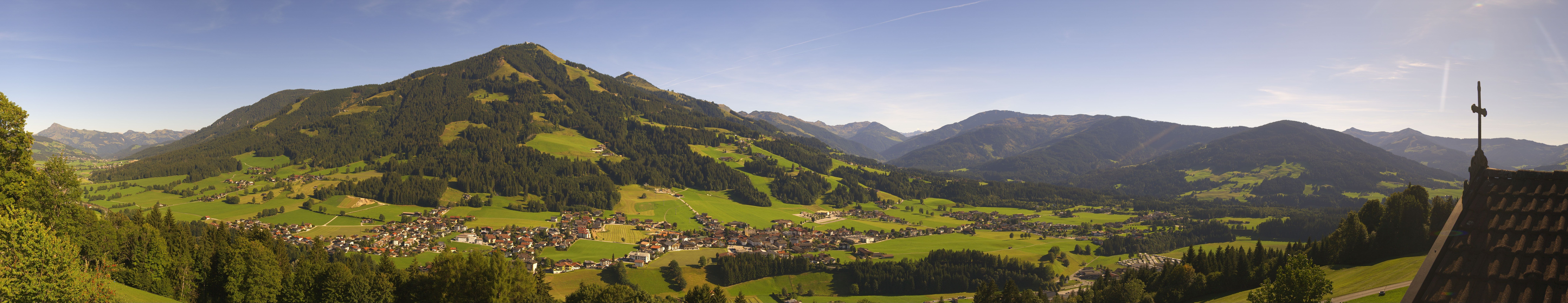 Archiv Foto Webcam Dorfkamera über Westendorf am Wilden Kaiser