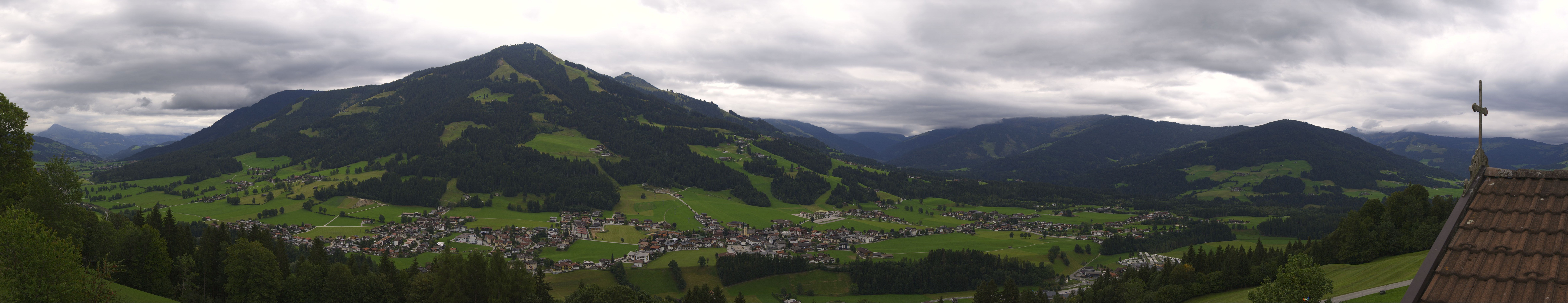 Archiv Foto Webcam Dorfkamera über Westendorf am Wilden Kaiser