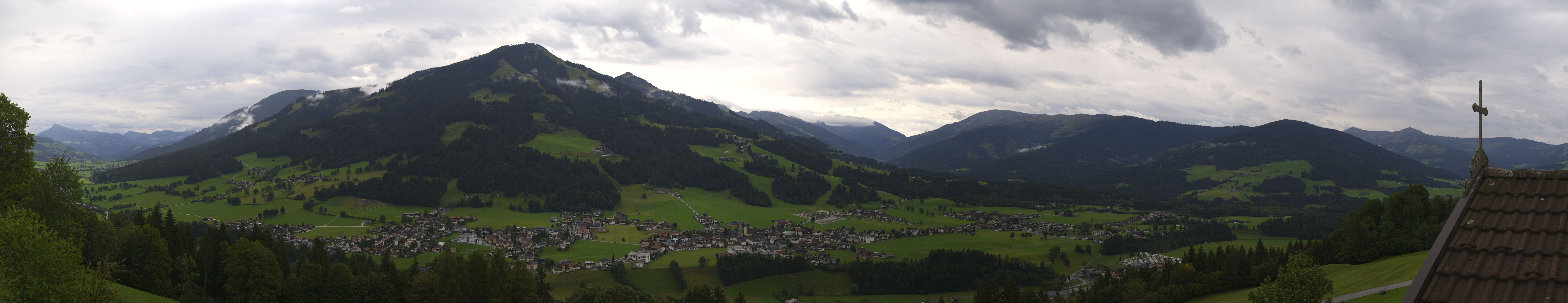Archiv Foto Webcam Dorfkamera über Westendorf am Wilden Kaiser