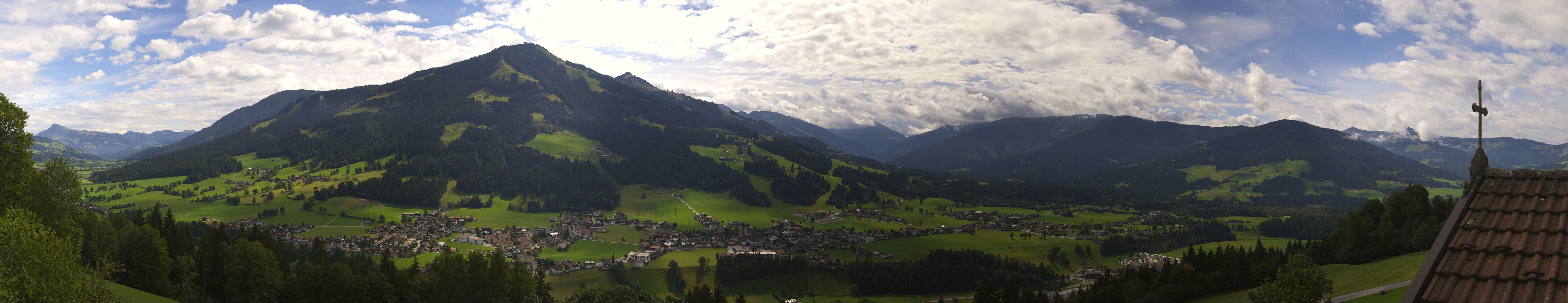 Archiv Foto Webcam Dorfkamera über Westendorf am Wilden Kaiser