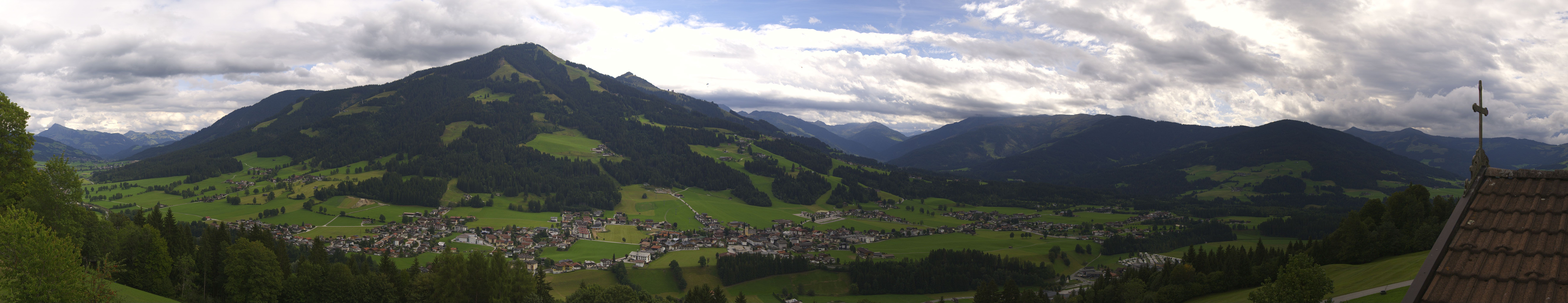 Archiv Foto Webcam Dorfkamera über Westendorf am Wilden Kaiser