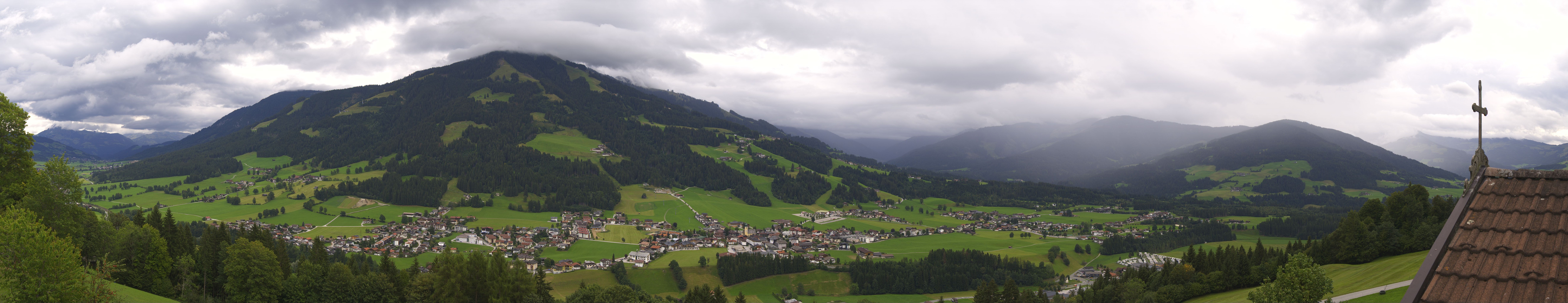 Archiv Foto Webcam Dorfkamera über Westendorf am Wilden Kaiser