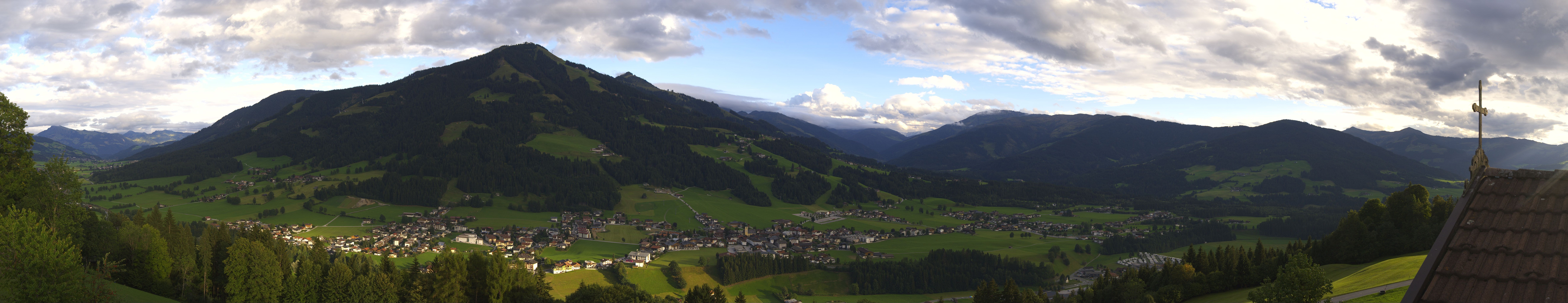 Archiv Foto Webcam Dorfkamera über Westendorf am Wilden Kaiser