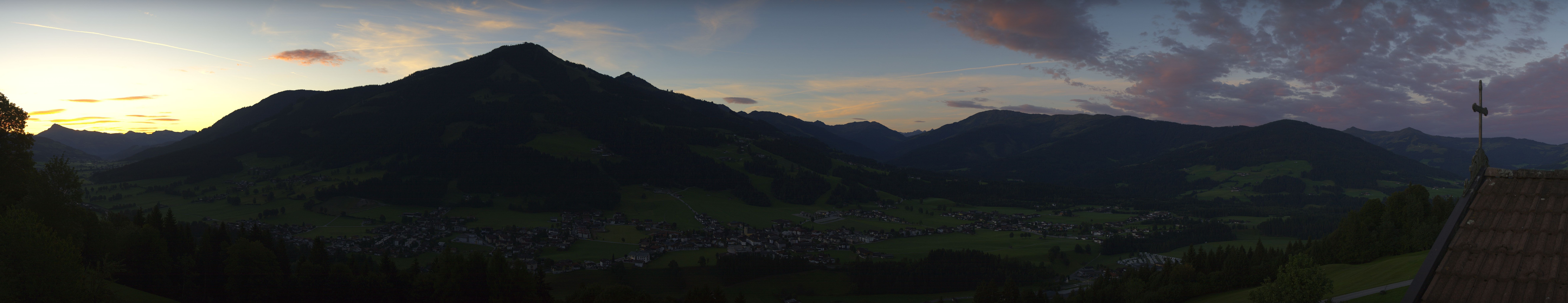 Archiv Foto Webcam Dorfkamera über Westendorf am Wilden Kaiser