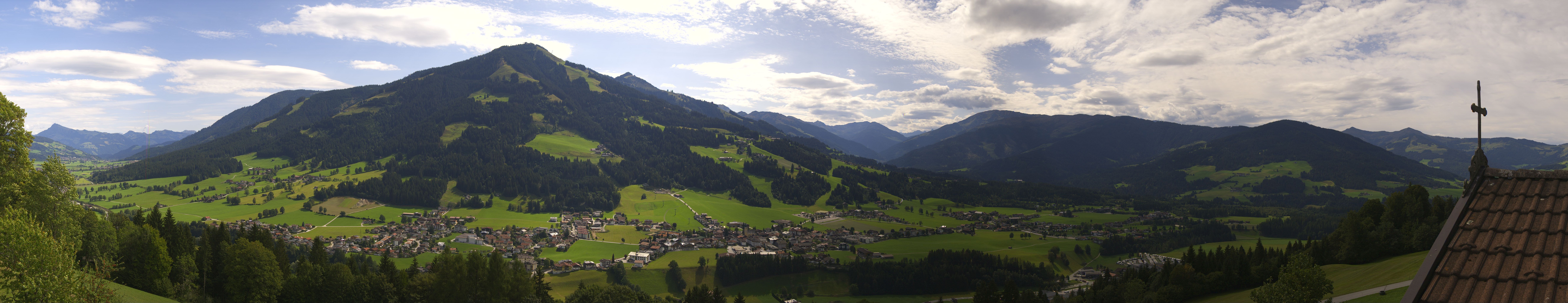 Archiv Foto Webcam Dorfkamera über Westendorf am Wilden Kaiser