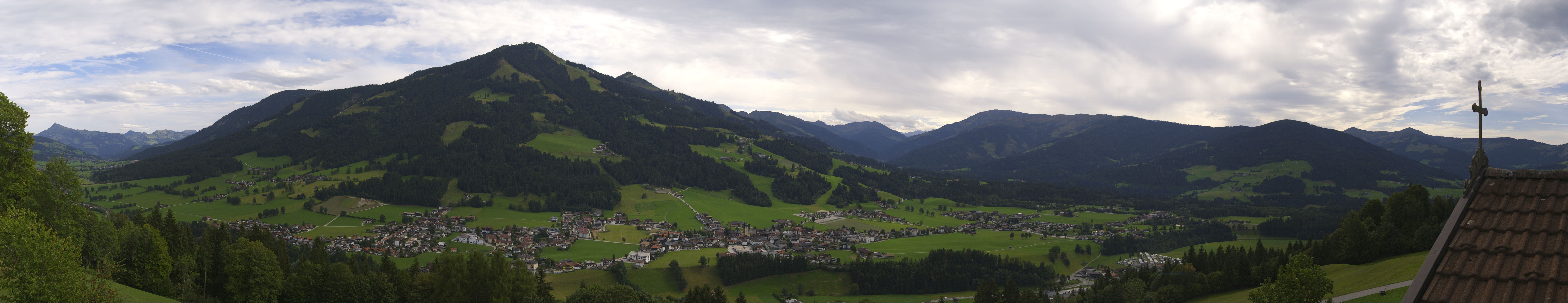 Archiv Foto Webcam Dorfkamera über Westendorf am Wilden Kaiser