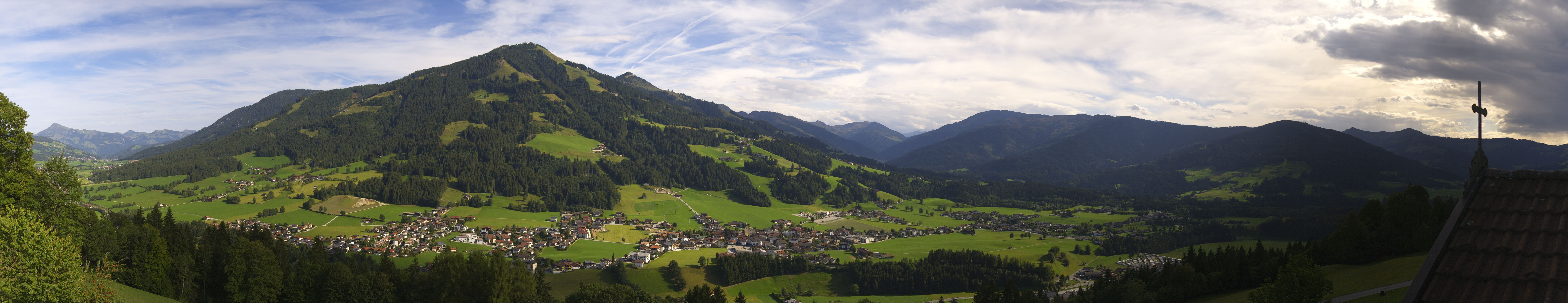 Archiv Foto Webcam Dorfkamera über Westendorf am Wilden Kaiser