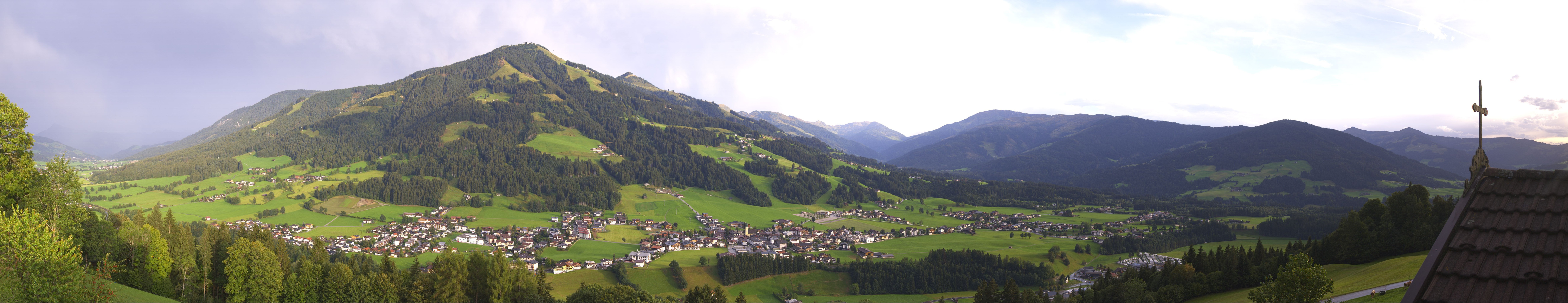 Archiv Foto Webcam Dorfkamera über Westendorf am Wilden Kaiser