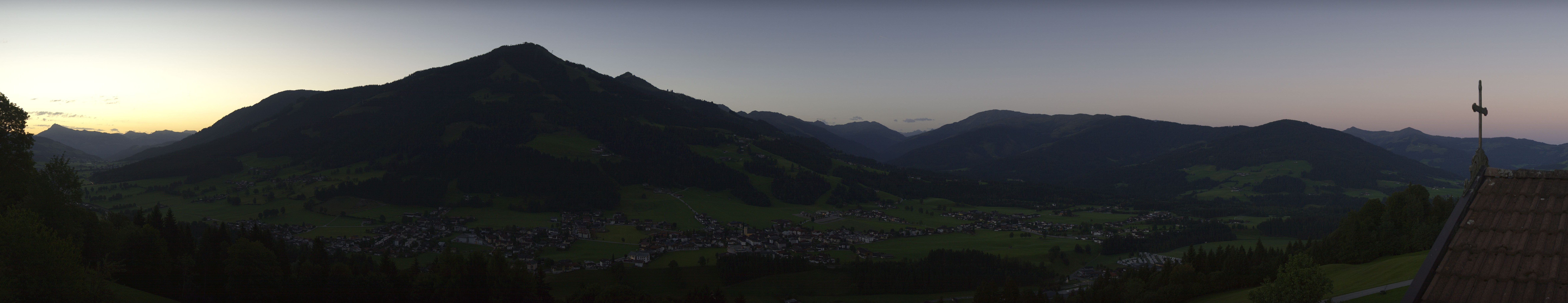 Archiv Foto Webcam Dorfkamera über Westendorf am Wilden Kaiser