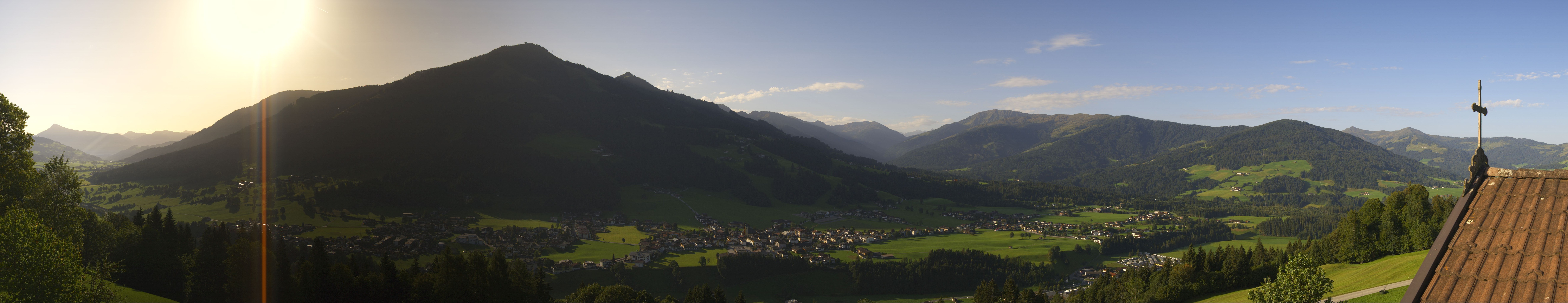 Archiv Foto Webcam Dorfkamera über Westendorf am Wilden Kaiser