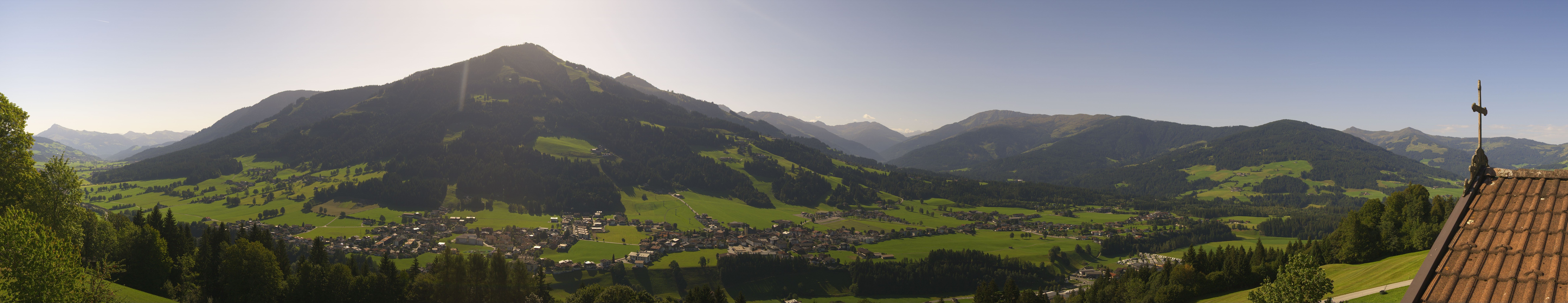 Archiv Foto Webcam Dorfkamera über Westendorf am Wilden Kaiser