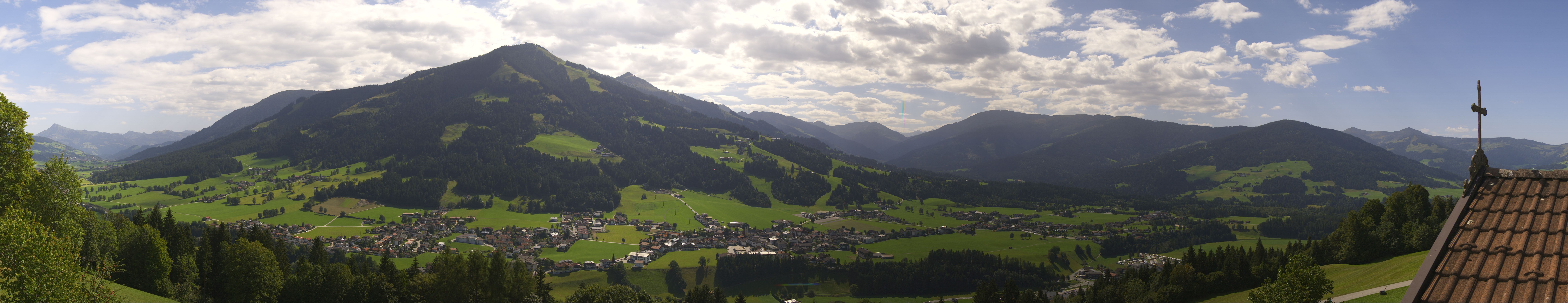 Archiv Foto Webcam Dorfkamera über Westendorf am Wilden Kaiser